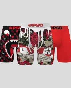 3 Pack - Red Rosa