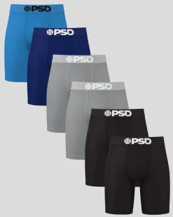 Solids 6 Pack - Core Navy